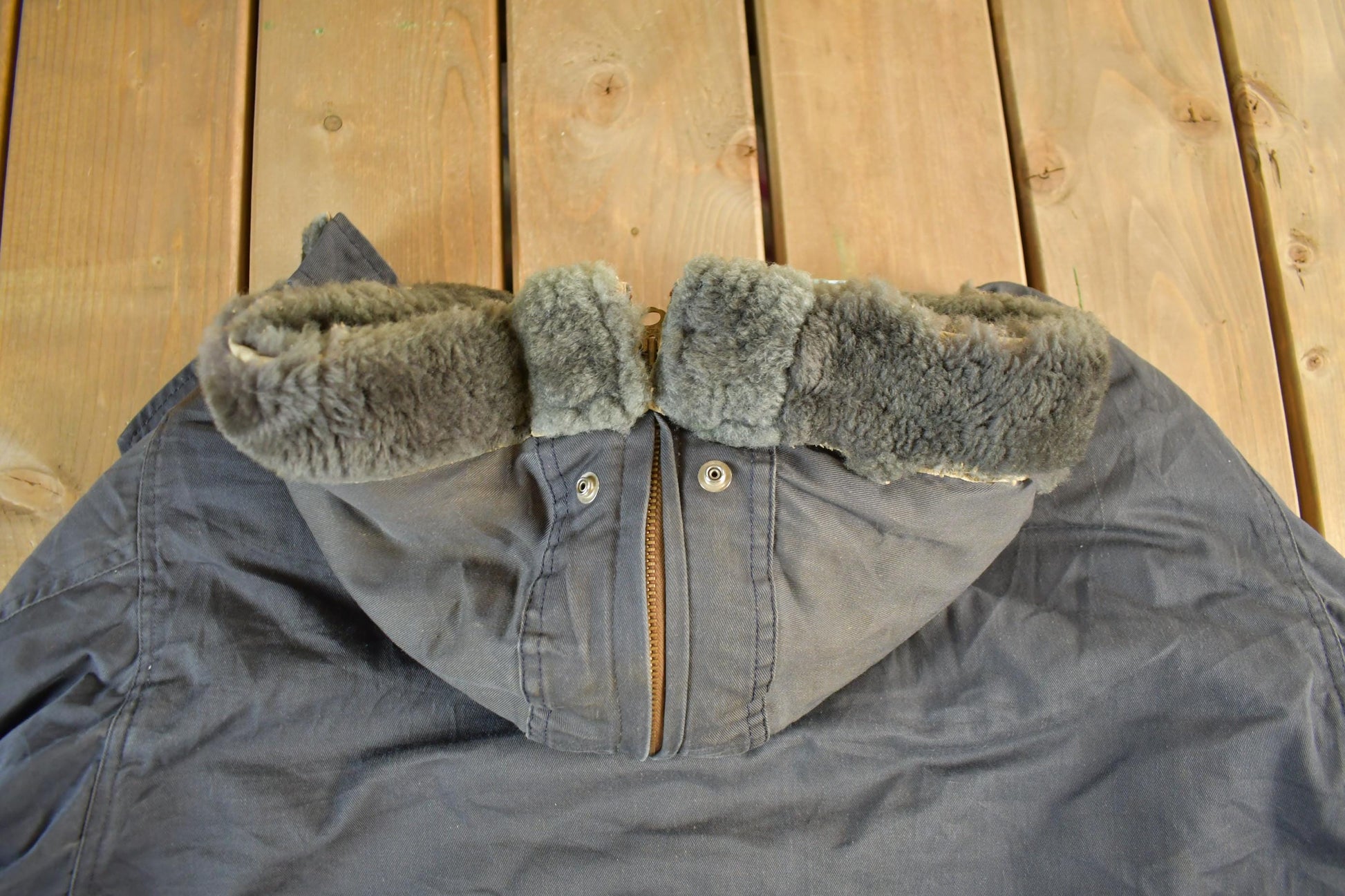 Vintage 1940s Lake O Woods Military Outdoors Jacket Men's XL from propervintagecanada