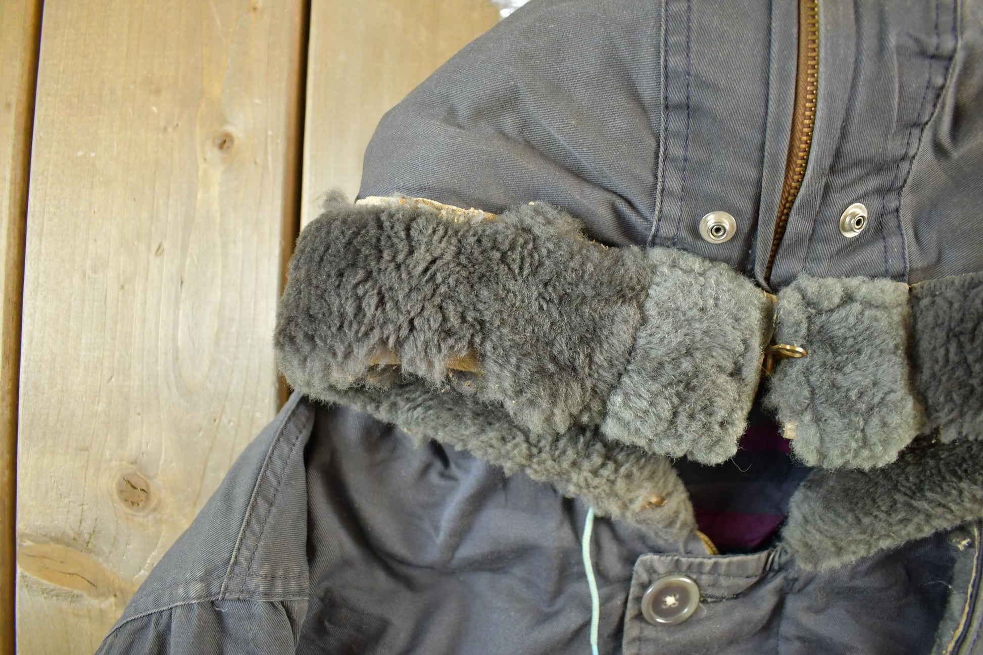 Vintage 1940s Lake O Woods Military Outdoors Jacket Men's XL from propervintagecanada