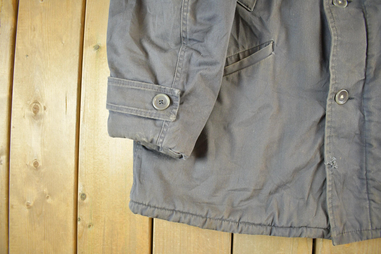 Vintage 1940s Lake O Woods Military Outdoors Jacket Men's XL from propervintagecanada