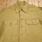 Vintage 1940s Military Button Up Shirt Men's Large from propervintagecanada