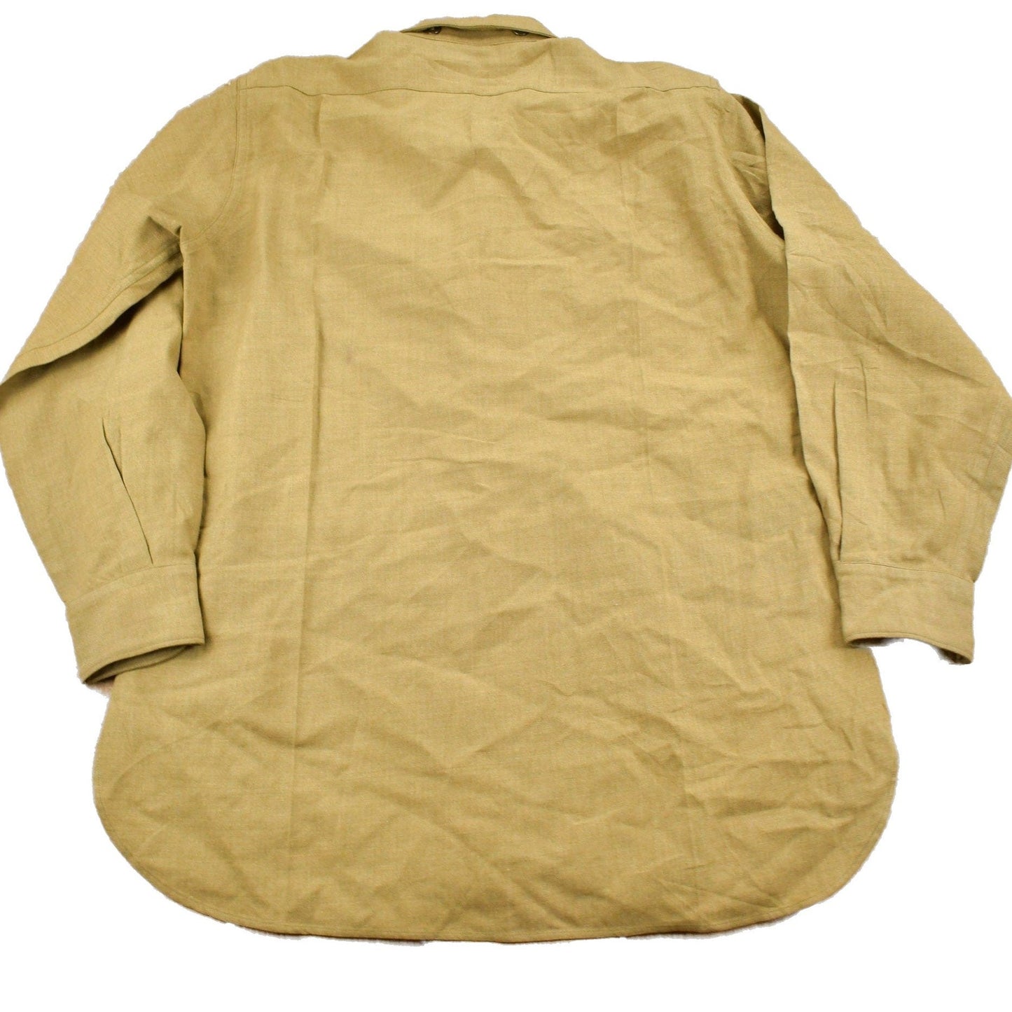 Vintage 1940s Military Button Up Shirt Men's Large from propervintagecanada