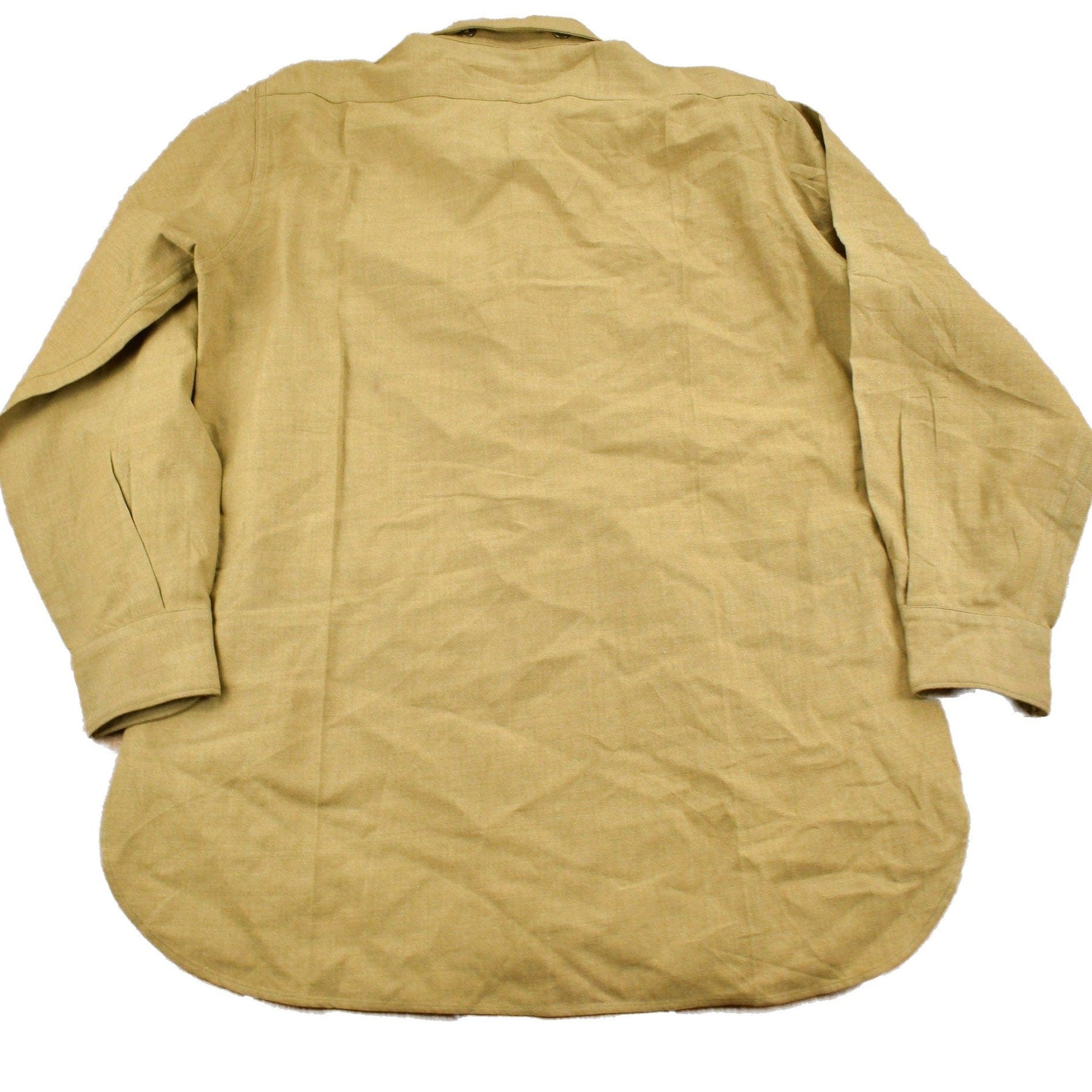 Vintage 1940s Military Button Up Shirt Men's Large from propervintagecanada