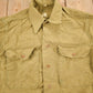 Vintage 1940s Military Button Up Shirt Men's Medium from propervintagecanada