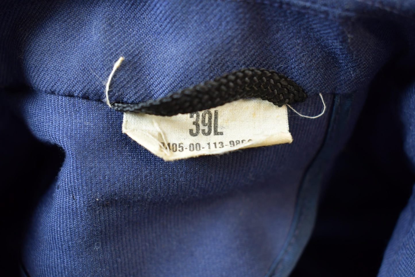 Vintage 1940s Military Navy Sailor Officer Long Trench Coat from propervintagecanada