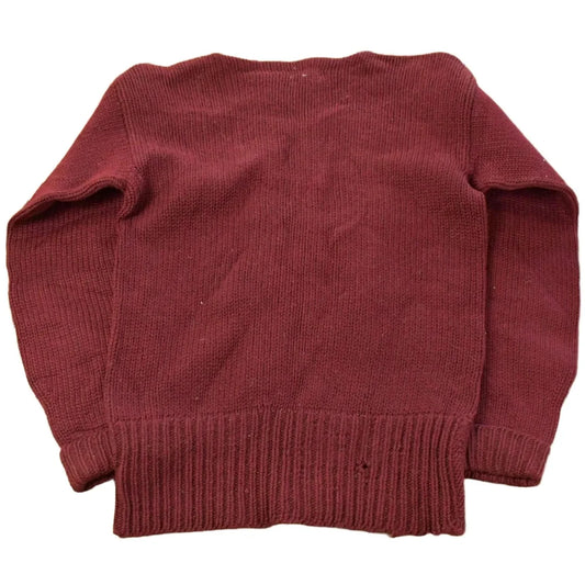 Vintage 1940s Montgomery Ward Wool Knit Sweater Men's S from propervintagecanada