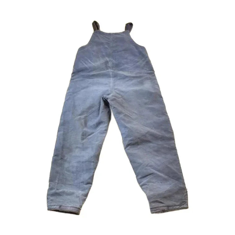Vintage 1940s N Deck Bib Overalls WWII Blue from propervintagecanada