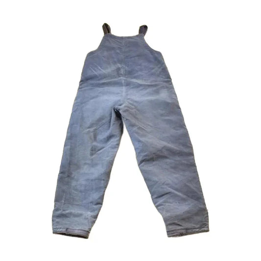 Vintage 1940s N Deck Bib Overalls WWII Blue from propervintagecanada