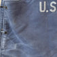Vintage 1940s N Deck Bib Overalls WWII Blue from propervintagecanada