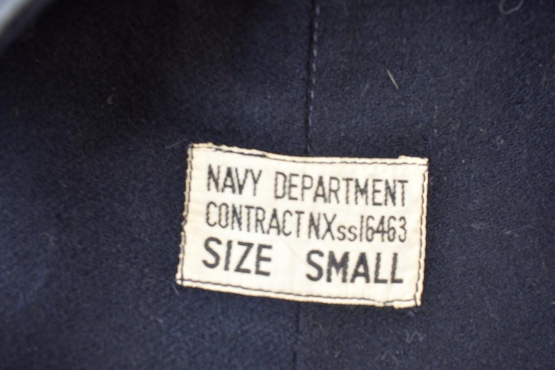 Vintage 1940s N Deck Bib Overalls WWII Blue from propervintagecanada