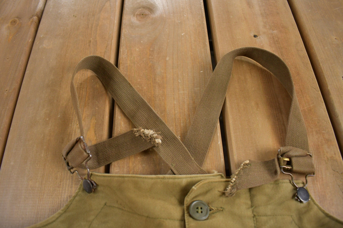 Vintage 1940s N Deck Overalls Men's Small from propervintagecanada