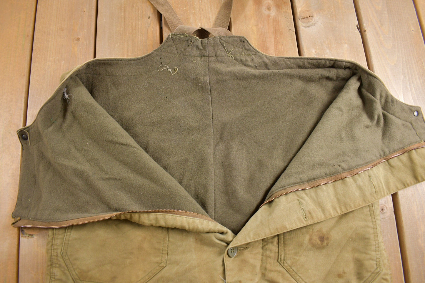 Vintage 1940s N Deck Overalls Men's Small from propervintagecanada
