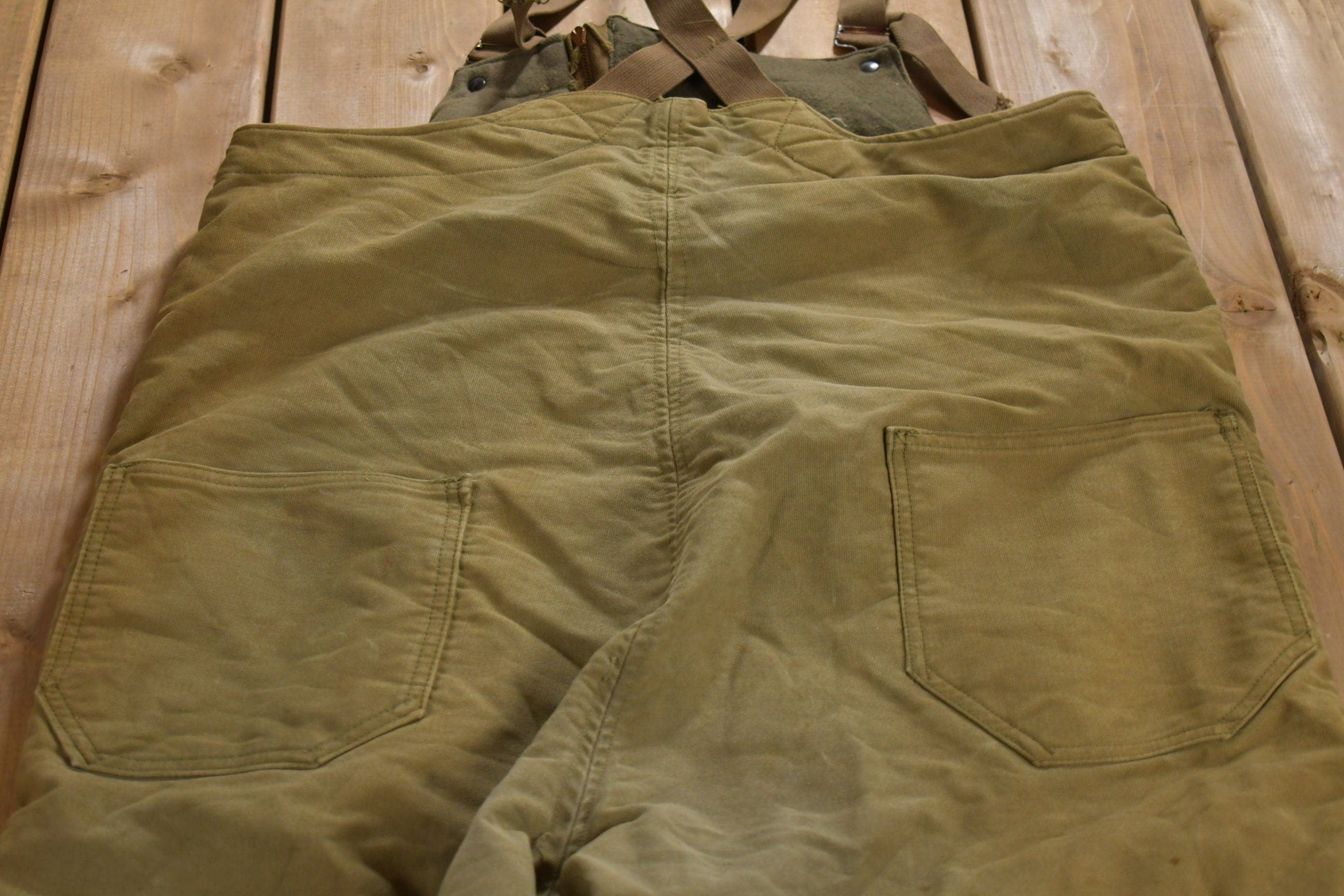 Vintage 1940s N Deck Overalls Men's Small from propervintagecanada