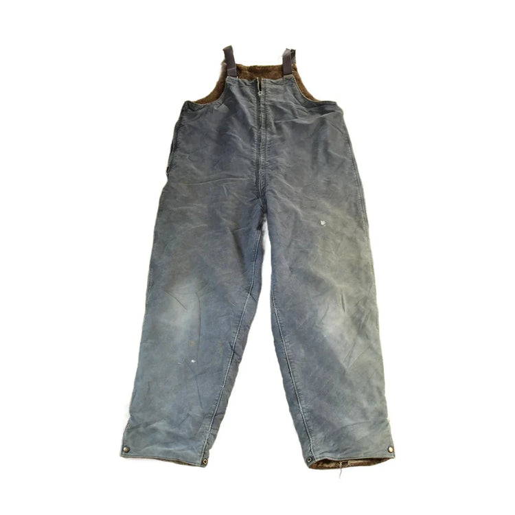 Vintage 1940s Navy Deck Bib Overalls WWII Men's Large from propervintagecanada