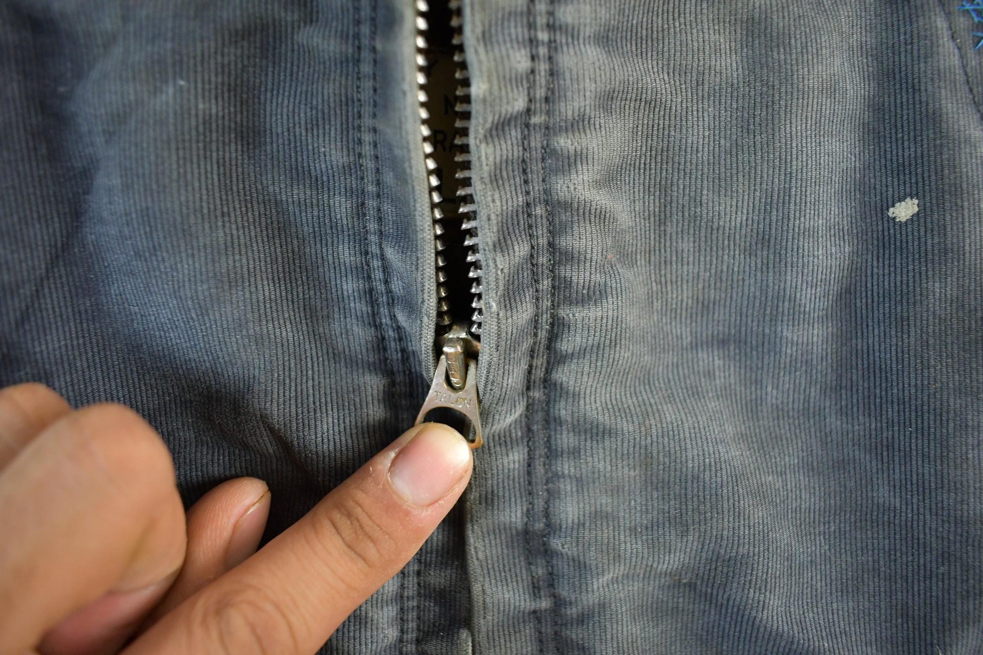 Vintage 1940s Navy Deck Bib Overalls WWII Men's Large from propervintagecanada