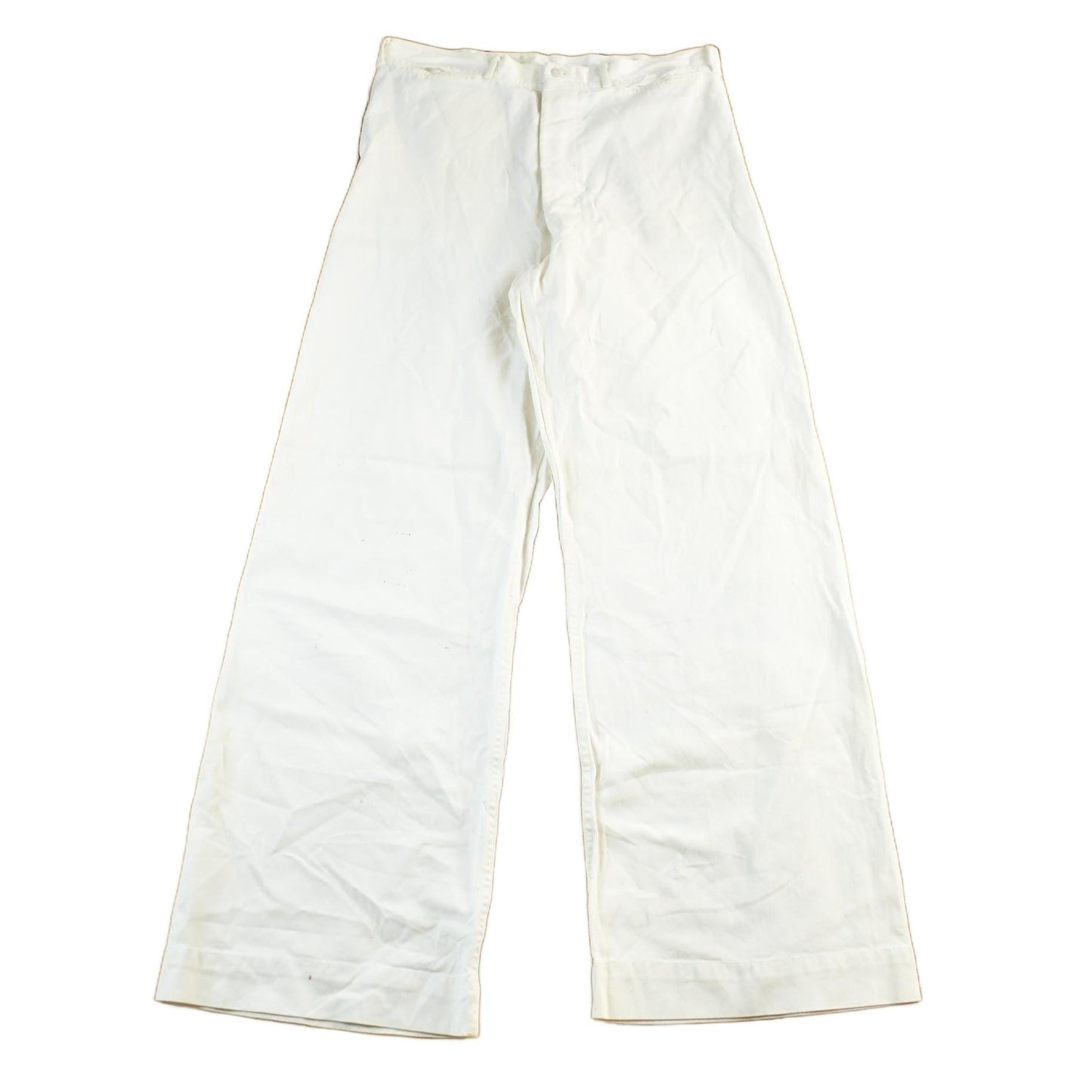 Vintage 1940s Navy Military Bell Bottom Pants Men's Medium 32 x 32 from propervintagecanada