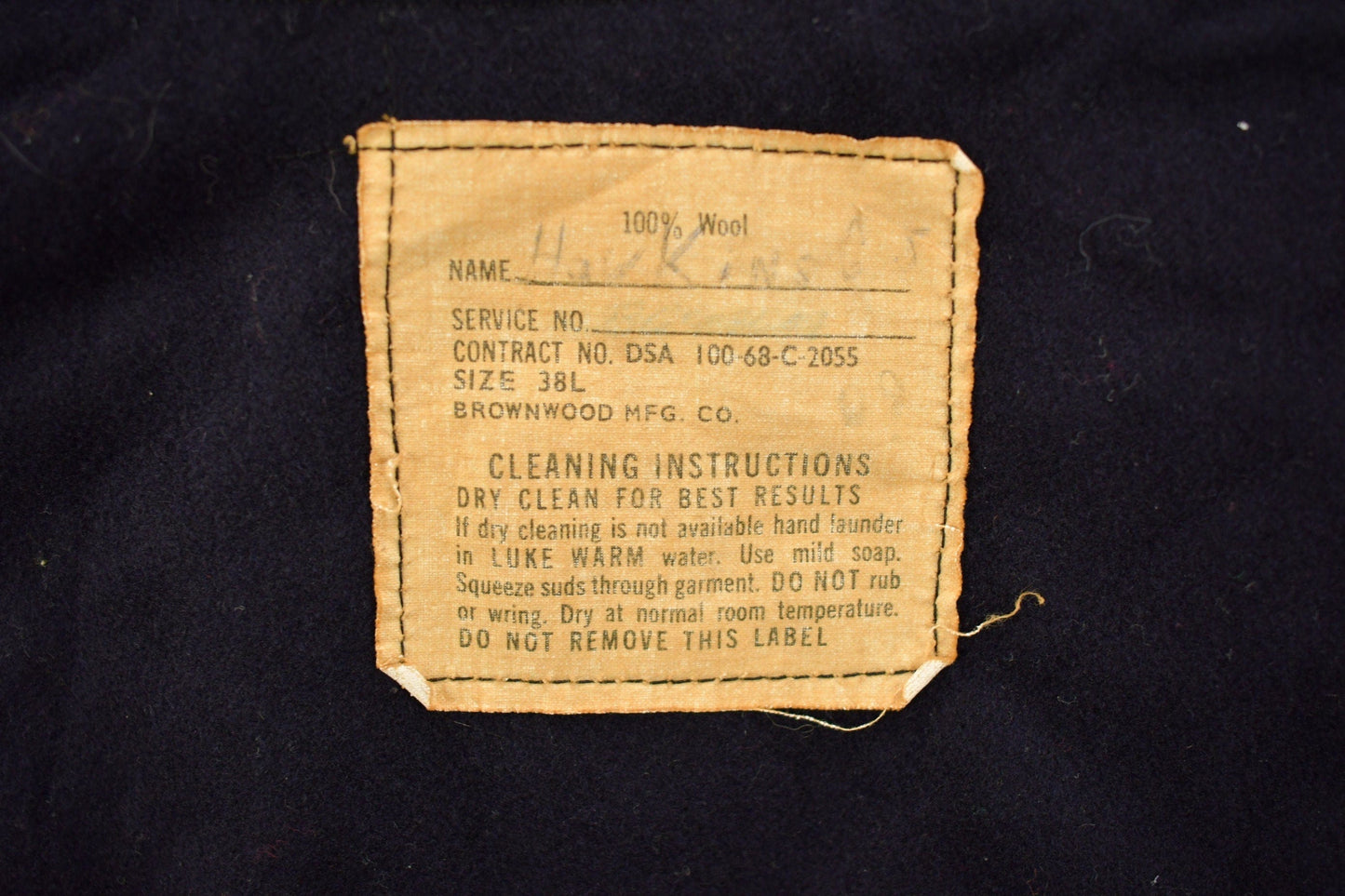 Vintage 1940s Navy Naval Wool Sweater Men's Small from propervintagecanada