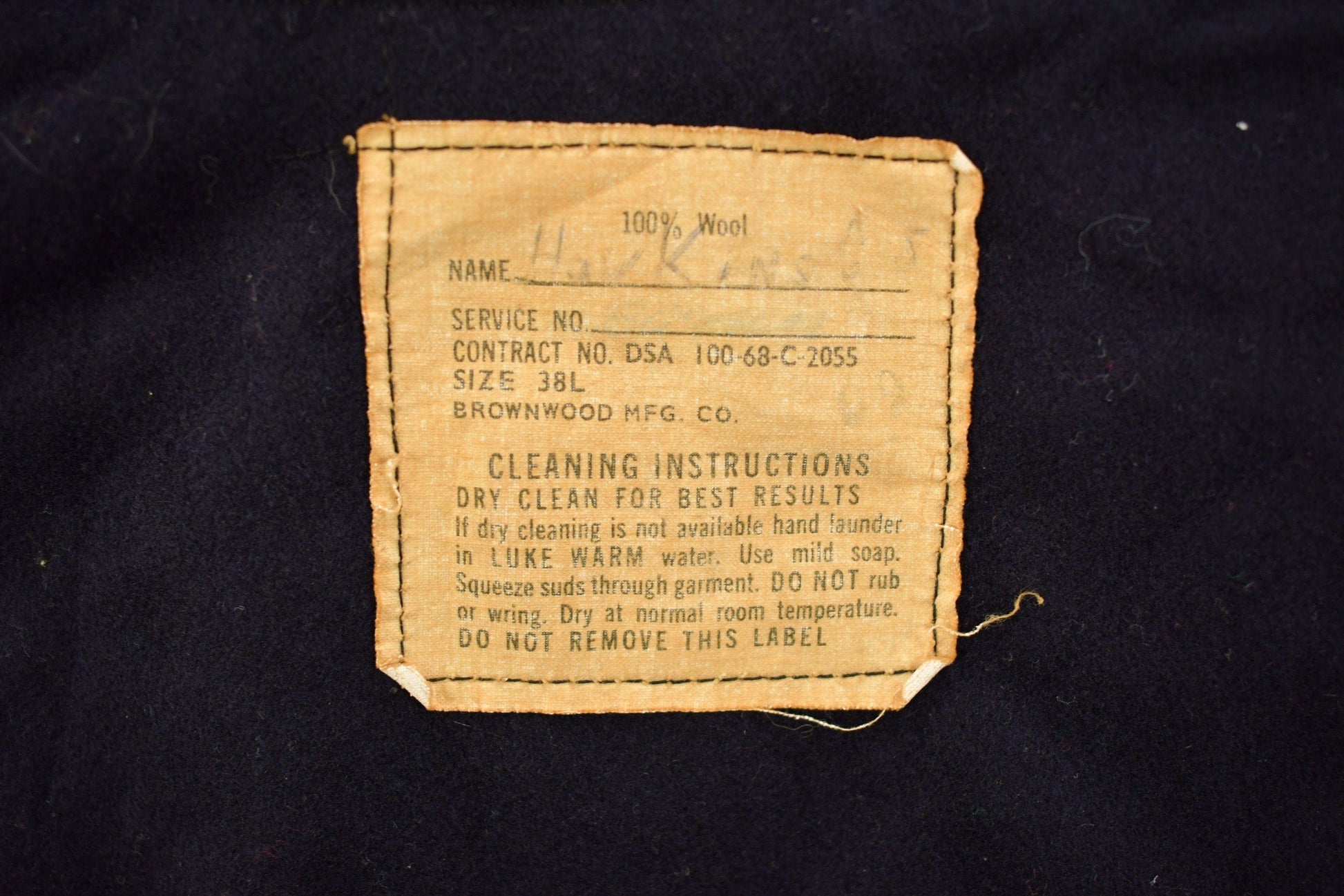 Vintage 1940s Navy Naval Wool Sweater Men's Small from propervintagecanada