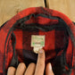 Vintage 1940s Pilgrim Wool Buffalo Plaid Button Up Shirt Men's Large from propervintagecanada