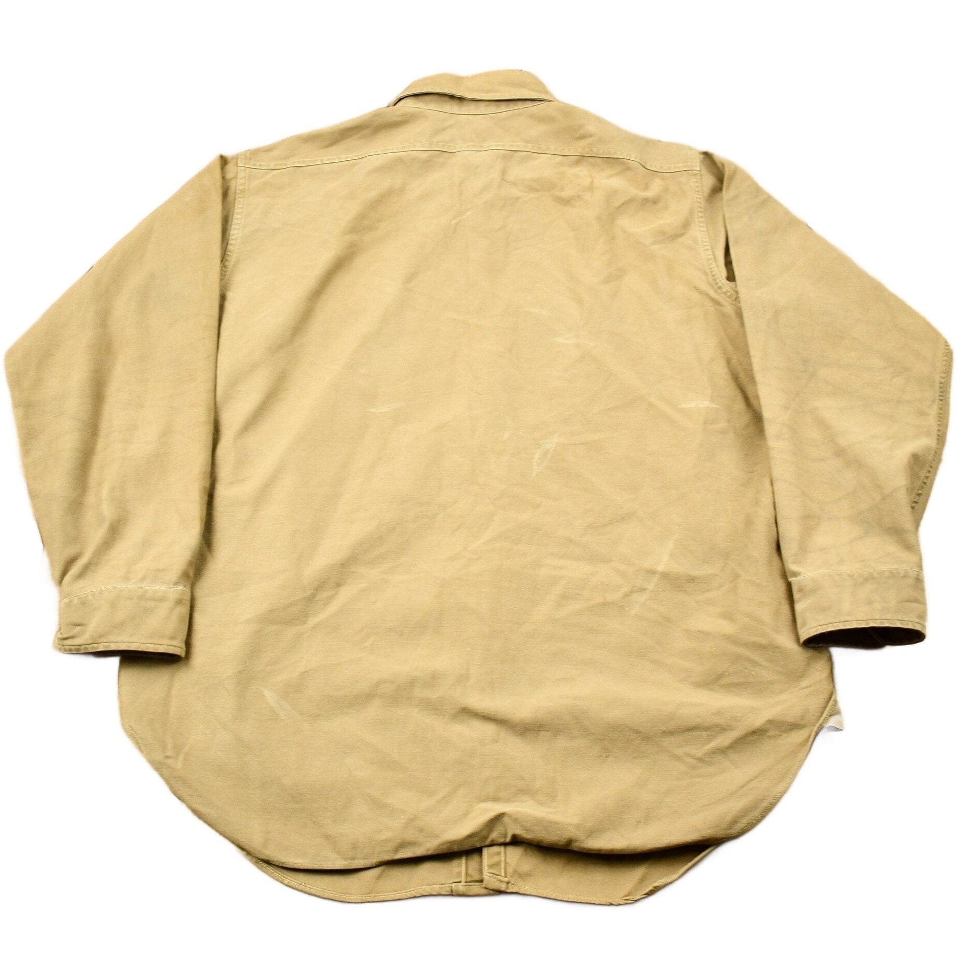 Vintage 1940s Reeves Hercules Mountain Cloth Work Shirt Jacket Men's Large from propervintagecanada