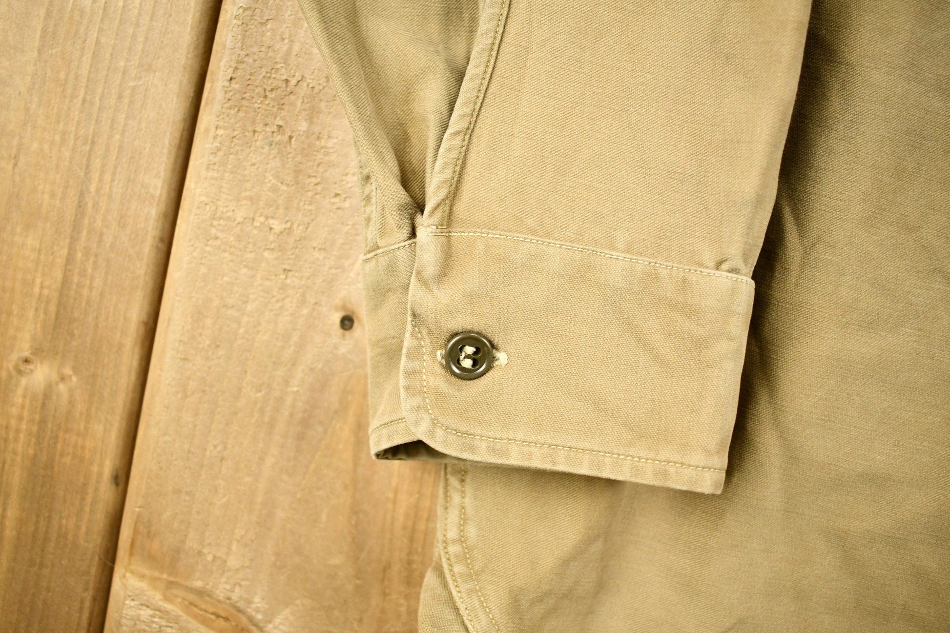 Vintage 1940s Reeves Hercules Mountain Cloth Work Shirt Jacket Men's Large from propervintagecanada