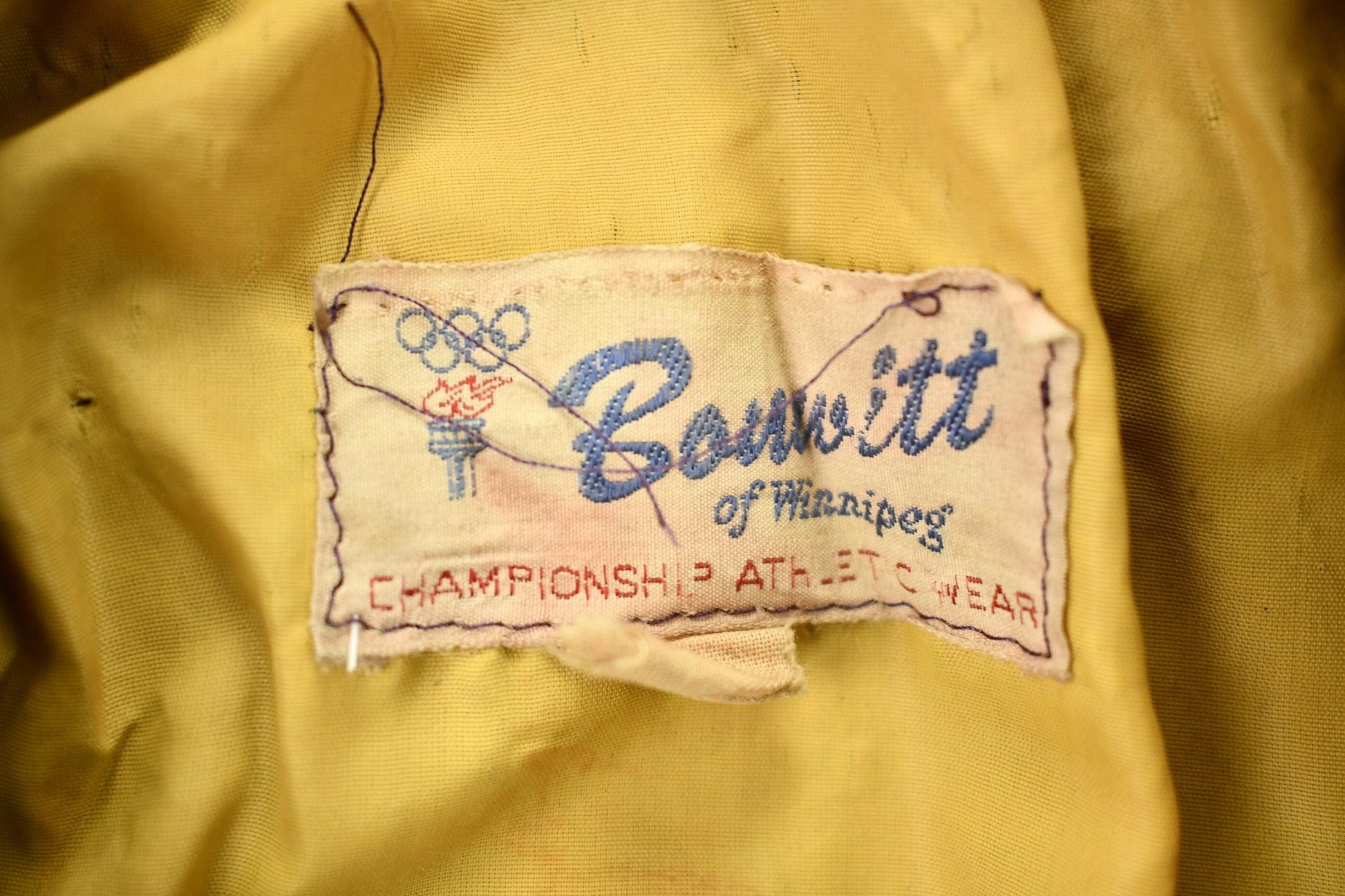Vintage 1940s Samsonite Horsehide Varsity Jacket Industrial Champs Leather Jacket Men's Small from propervintagecanada