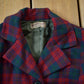 Vintage 1940s Sportcraft 100% Wool Plaid Hunting Active Blazer Women's S-M from propervintagecanada