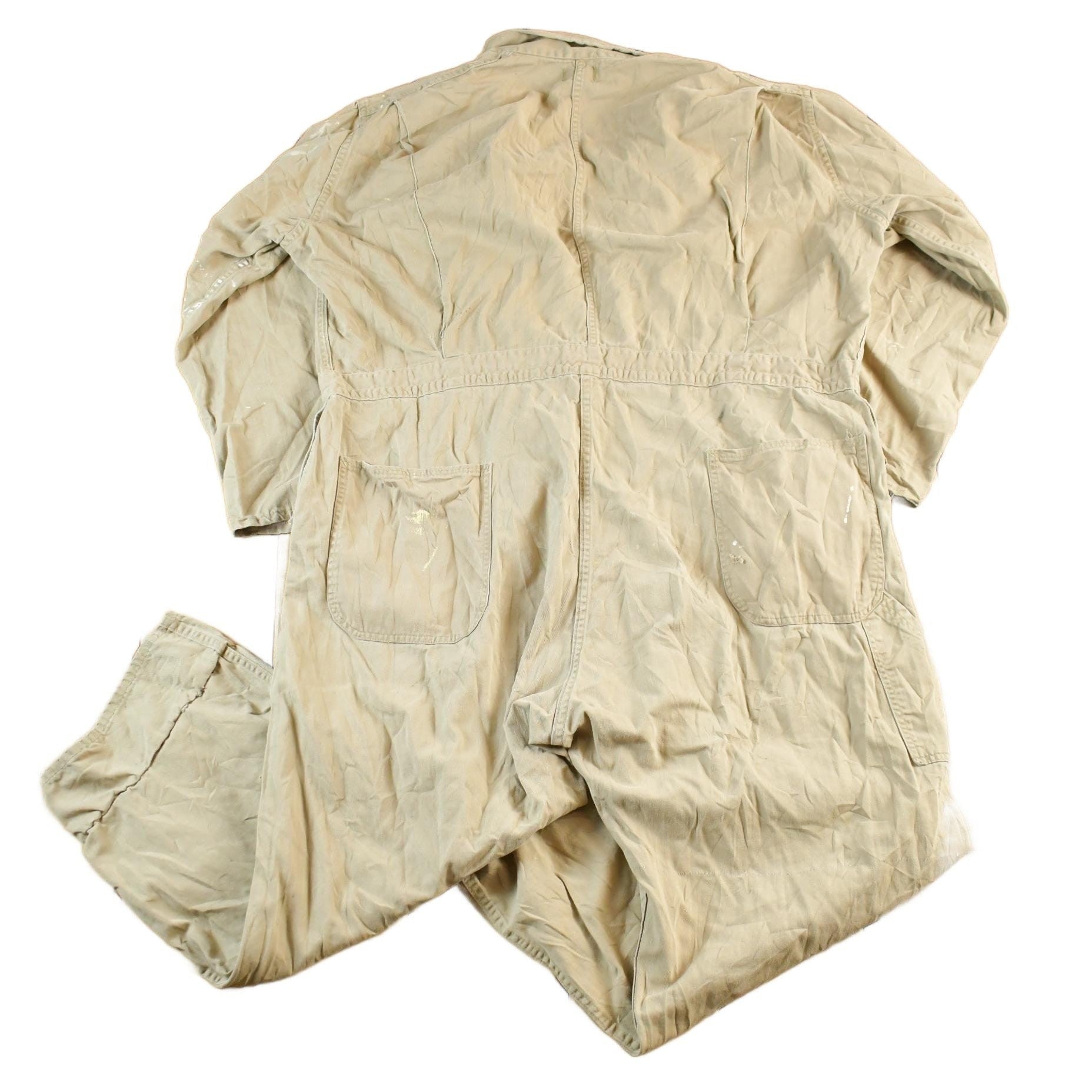 Vintage 1940s Standard Linen Co. Coveralls Union Made Workwear Men's XL from propervintagecanada