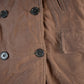 Vintage 1940s U.S. Military Mackinaw WW2 Double Breasted Shearling Long Coat Men's Large from propervintagecanada