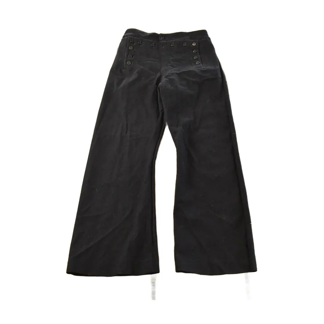 Vintage 1940s US Navy Bell Bottom Pants, Men's 28x28, Laced Fly from propervintagecanada