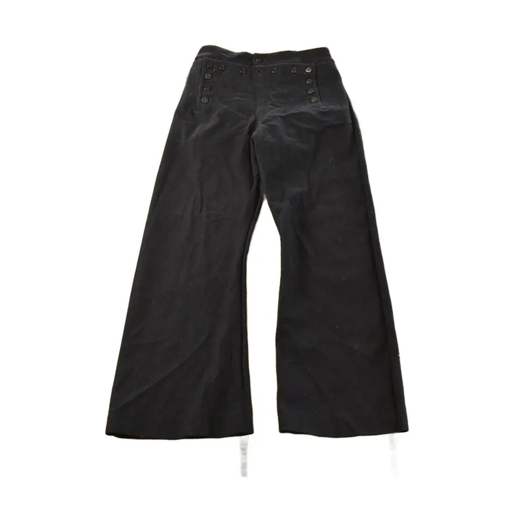 Vintage 1940s US Navy Bell Bottom Pants, Men's 28x28, Laced Fly from propervintagecanada