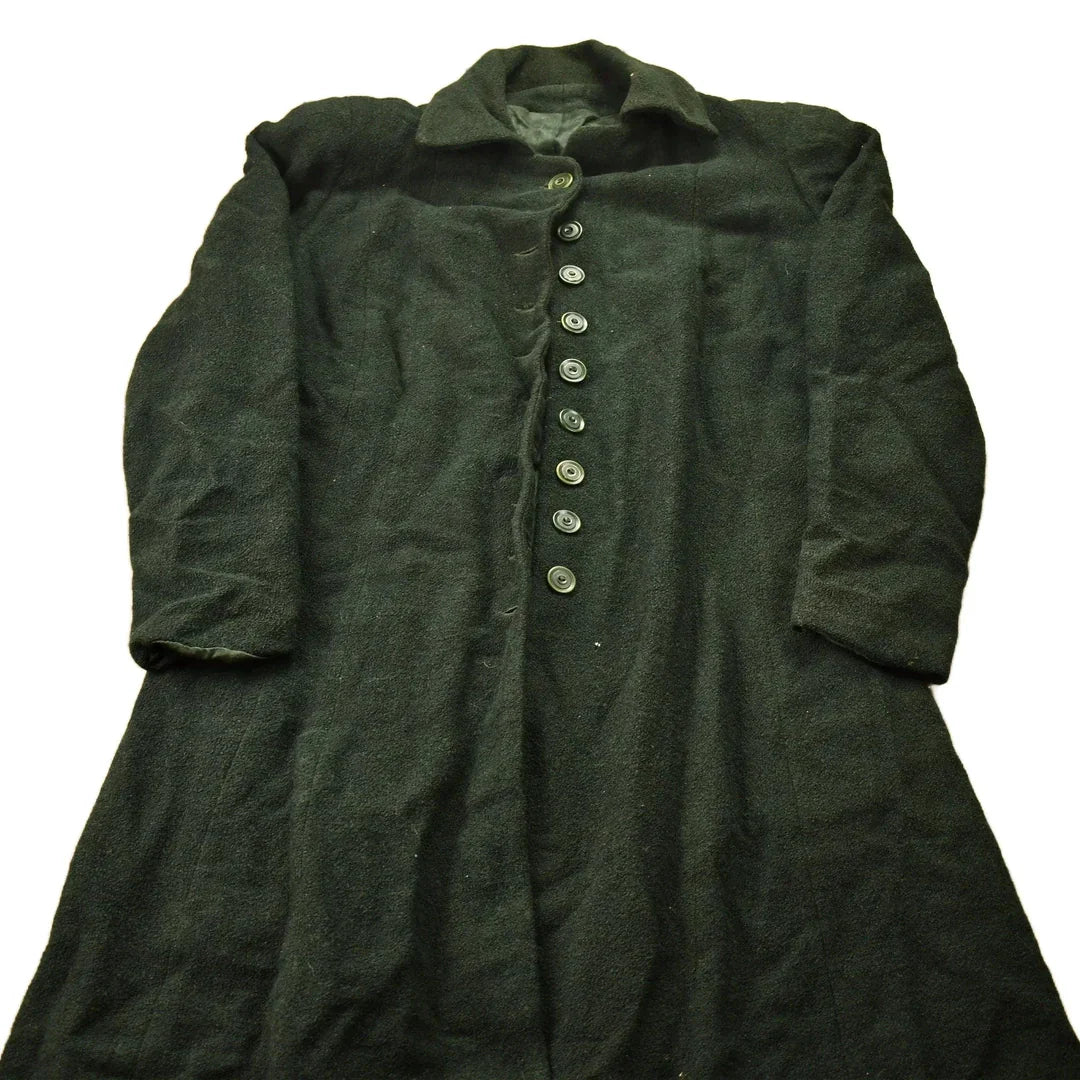 Vintage 1940s Wool Union Made Trecnh Coat Men's Small from propervintagecanada