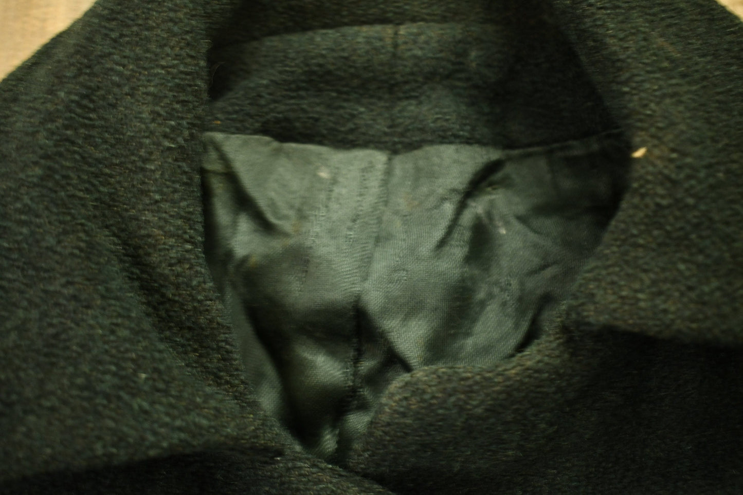 Vintage 1940s Wool Union Made Trecnh Coat Men's Small from propervintagecanada