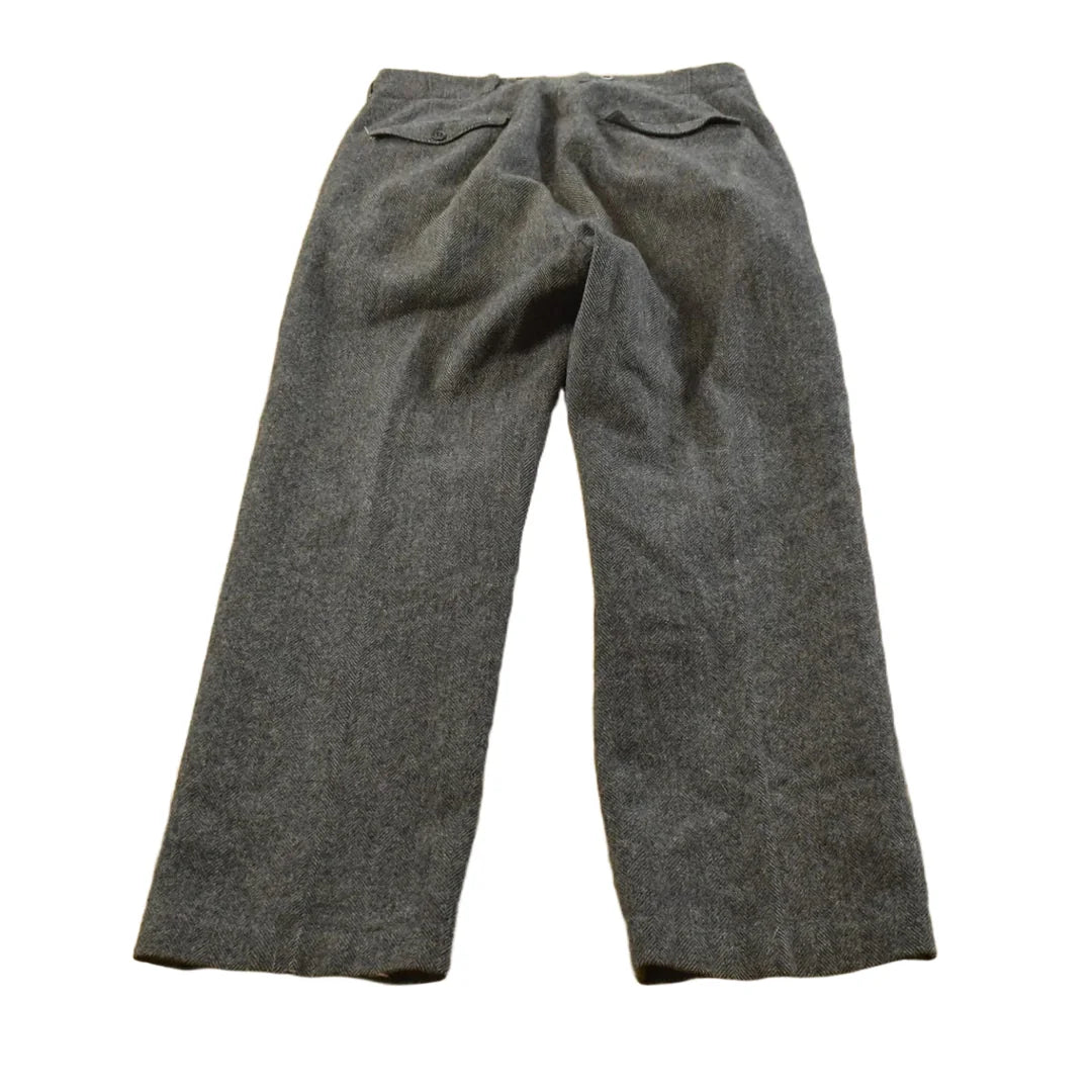 Vintage 1940s Woolrich Wool Trousers Pants Men's 32 x 28.5 from propervintagecanada
