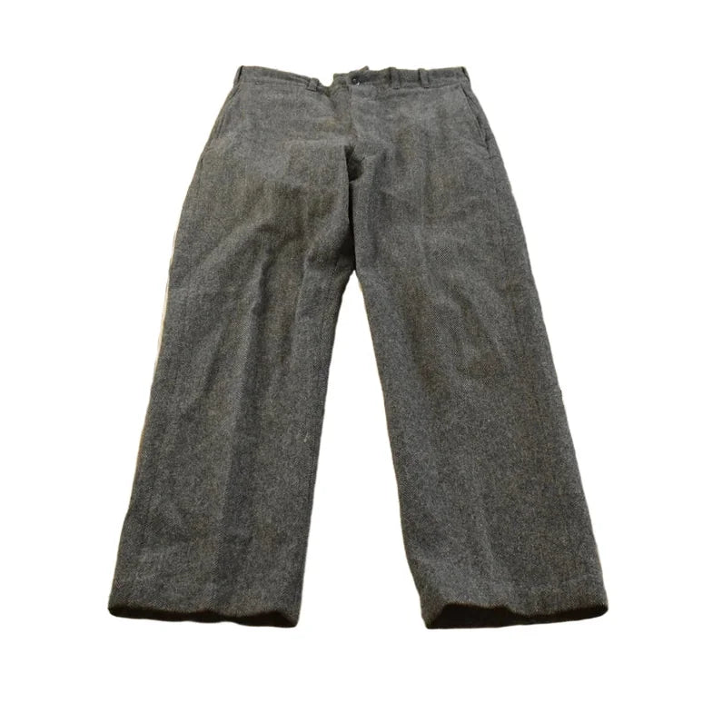 Vintage 1940s Woolrich Wool Trousers Pants Men's 32 x 28.5 from propervintagecanada