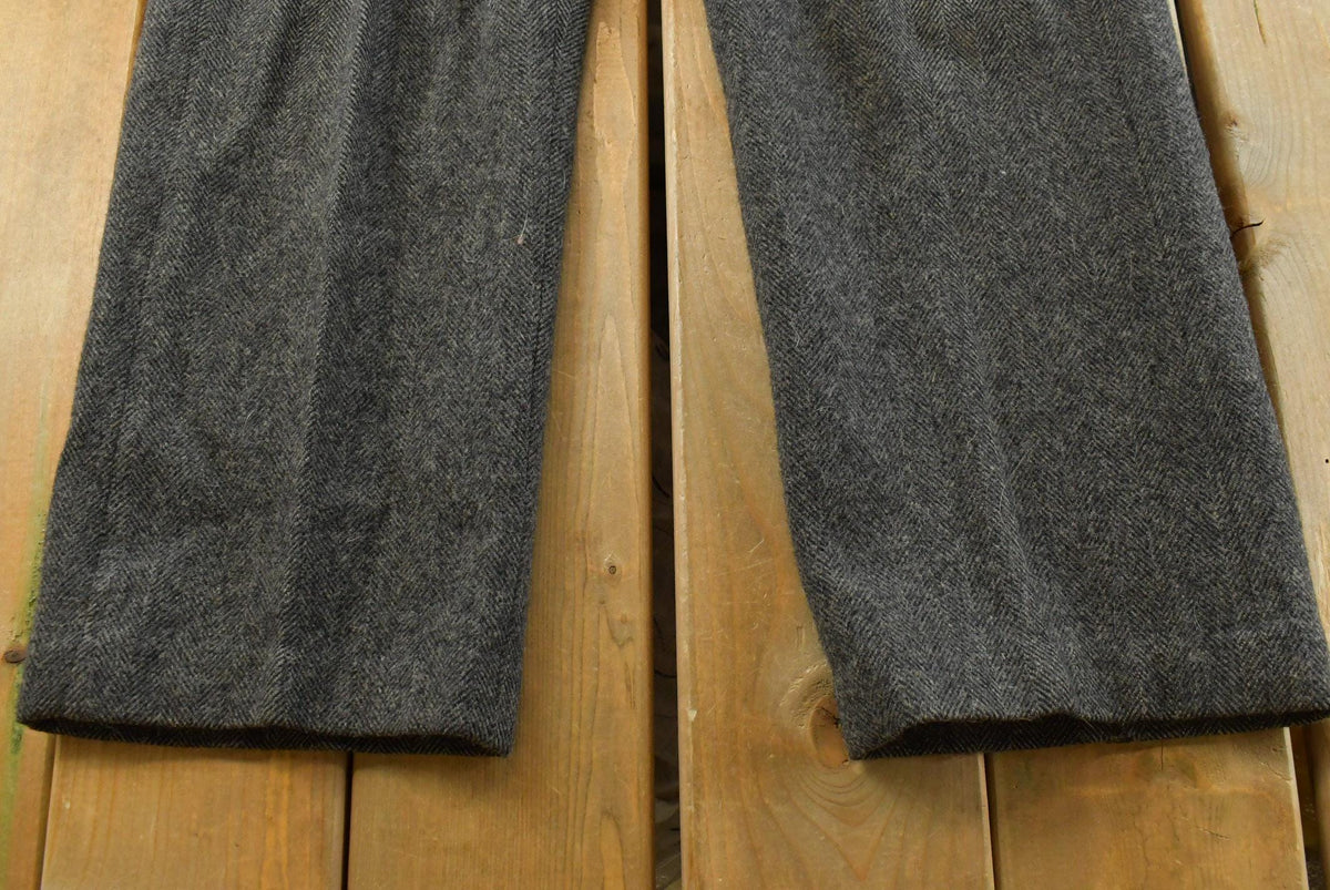 Vintage 1940s Woolrich Wool Trousers Pants Men's 32 x 28.5 from propervintagecanada