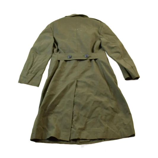 Vintage 1940s World War 2 Military Button Up Wool Overcoat from propervintagecanada
