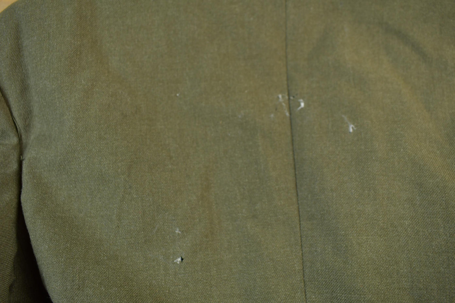 Vintage 1940s World War 2 Military Button Up Wool Overcoat from propervintagecanada