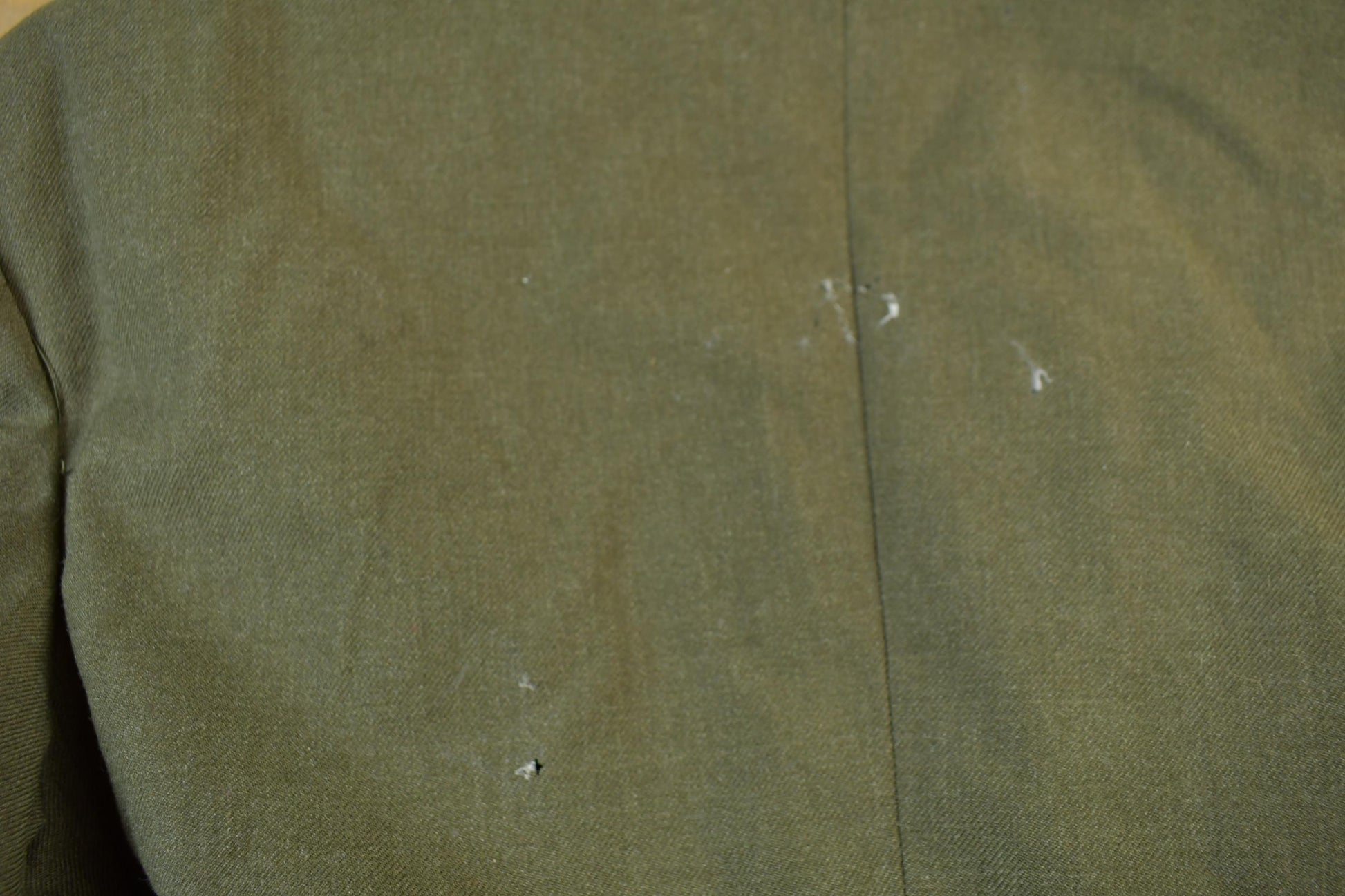 Vintage 1940s World War 2 Military Button Up Wool Overcoat from propervintagecanada