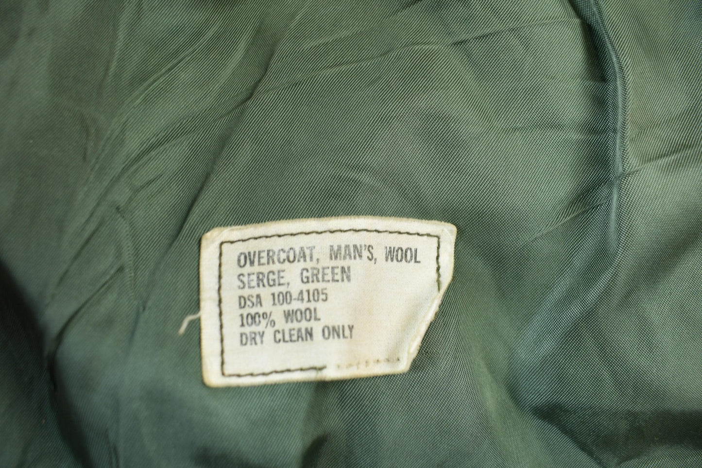Vintage 1940s World War 2 Military Button Up Wool Overcoat from propervintagecanada