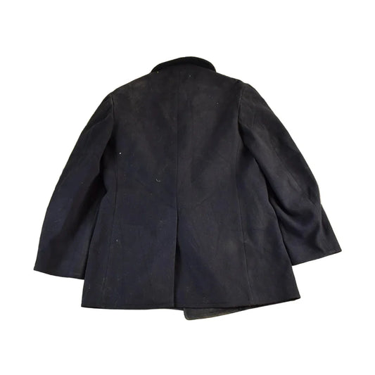 Vintage 1940s WW2 Era Naval Wool Coat Men's Small from propervintagecanada
