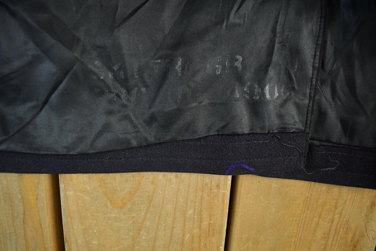 Vintage 1940s WW2 Era Naval Wool Coat Men's Small from propervintagecanada