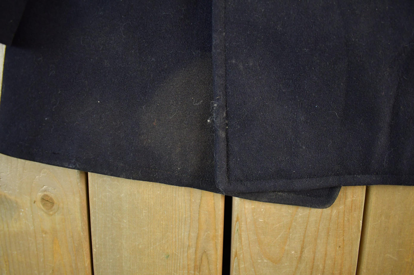 Vintage 1940s WW2 Era Naval Wool Coat Men's Small from propervintagecanada