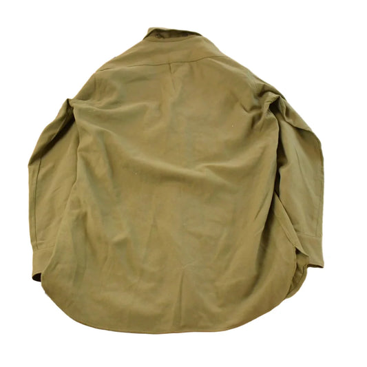 Vintage 1940s WW2 Military Air Force Wool Button Up Infantry Field Shirt Men's S from propervintagecanada