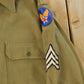 Vintage 1940s WW2 Military Air Force Wool Button Up Infantry Field Shirt Men's S from propervintagecanada