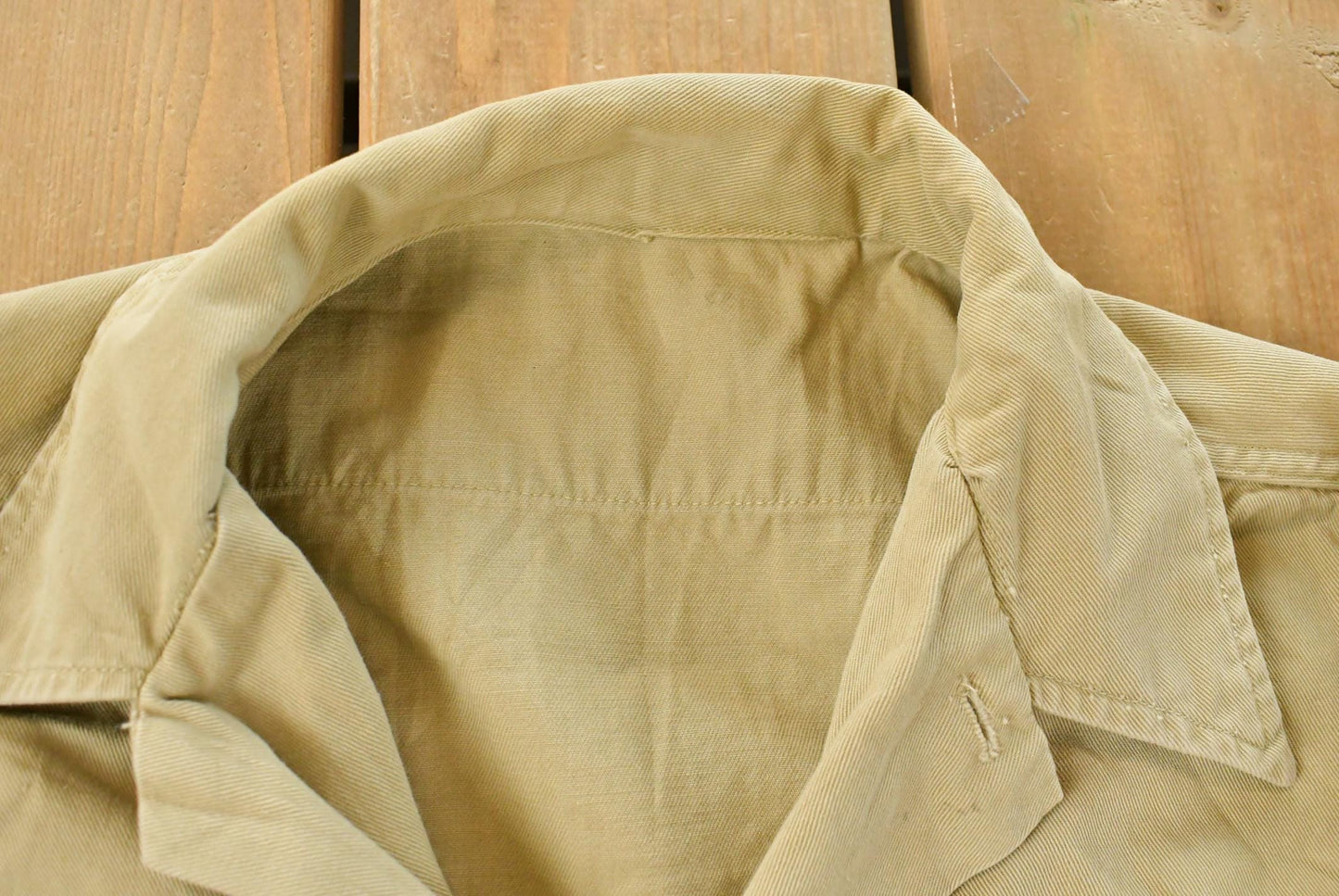 Vintage 1940s WW2 Tank Destroyer Unit Button Up Officer Shirt Men's Medium from propervintagecanada