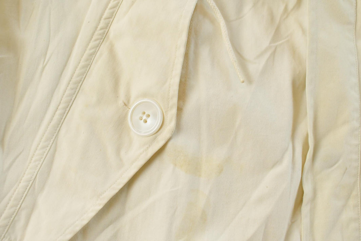 Vintage 1943 Military Parka Field Over White Jacket Men's Large from propervintagecanada