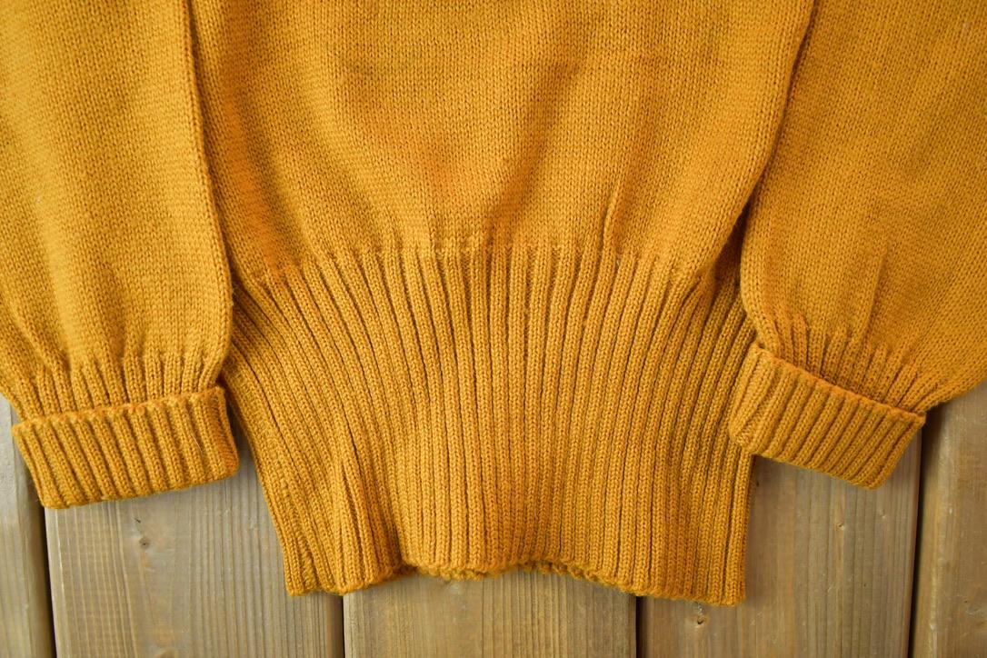 Vintage 1948 Imperial Athletic Knitwear S Basketball Knit University Collegiate V Neck Sweater from propervintagecanada