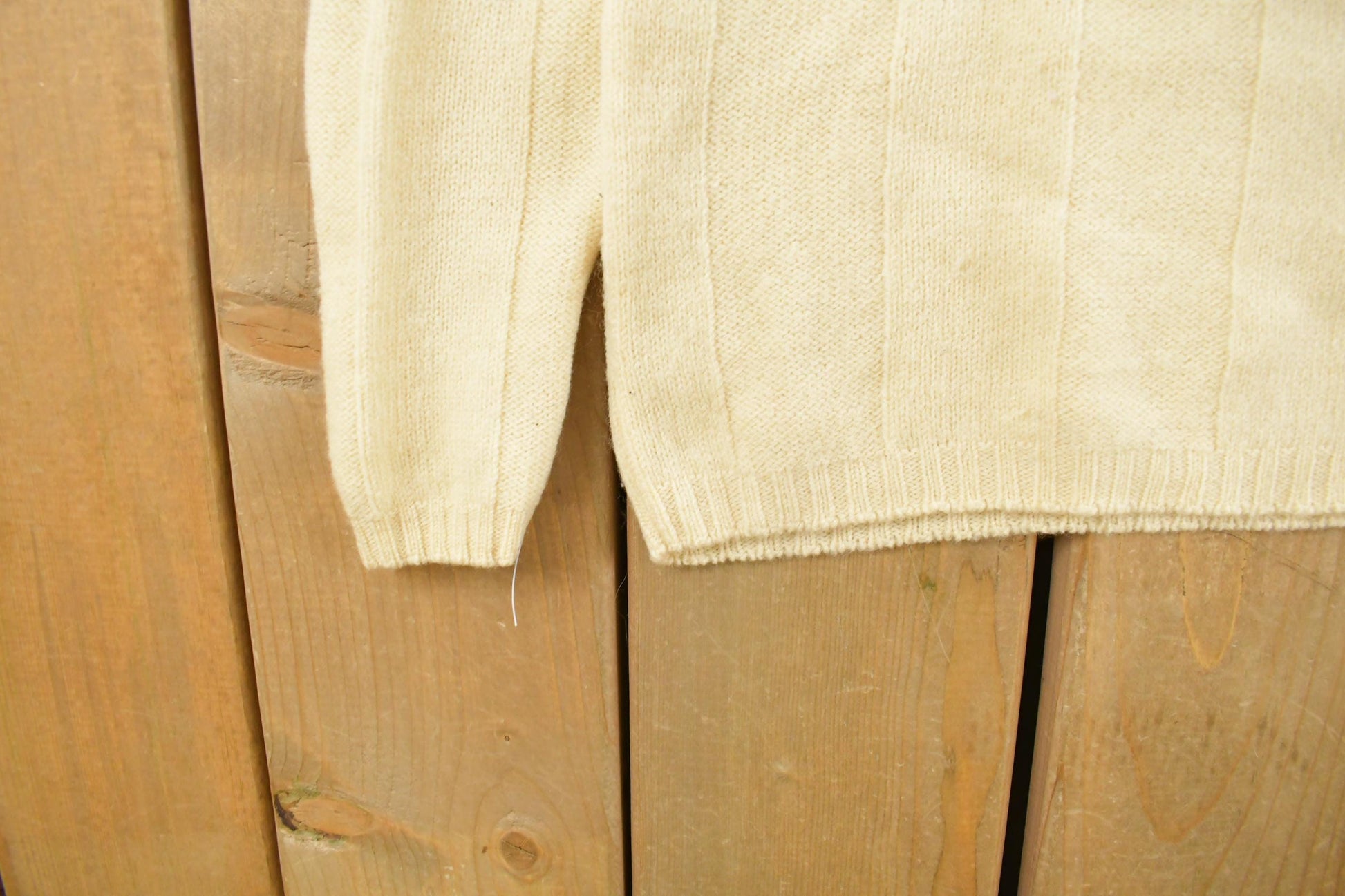 Vintage 1950's Garland Sheltie Mist Collegiate Knit Turtleneck Sweater Women's S from propervintagecanada