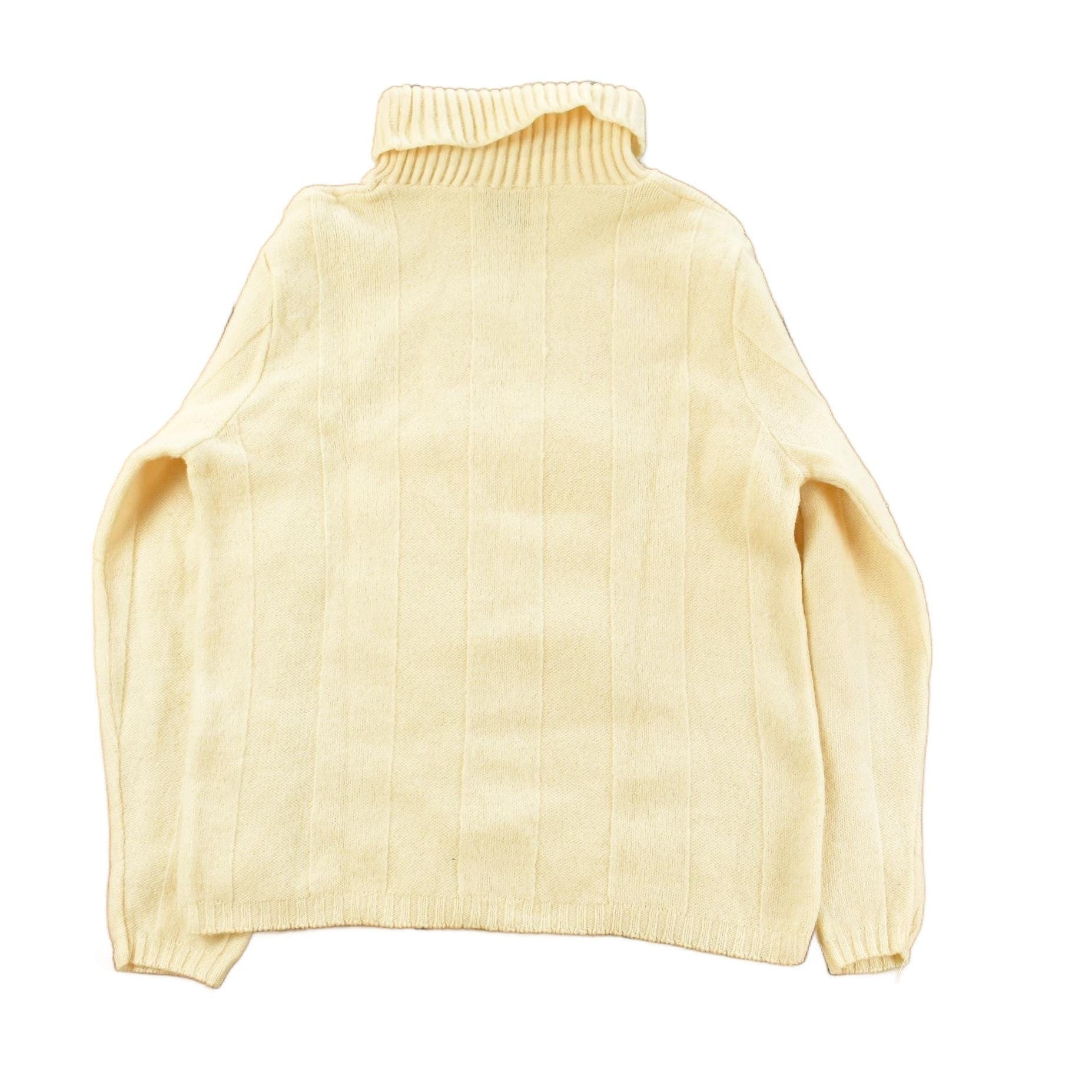 Vintage 1950's Garland Sheltie Mist Collegiate Knit Turtleneck Sweater Women's S from propervintagecanada