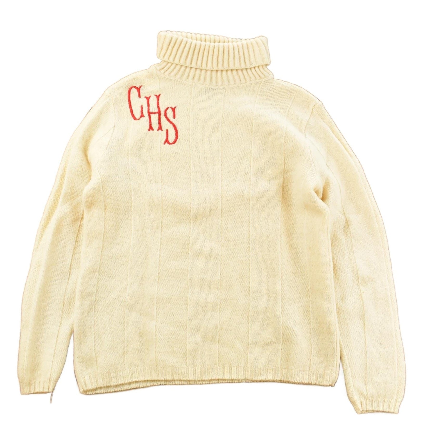 Vintage 1950's Garland Sheltie Mist Collegiate Knit Turtleneck Sweater Women's S from propervintagecanada